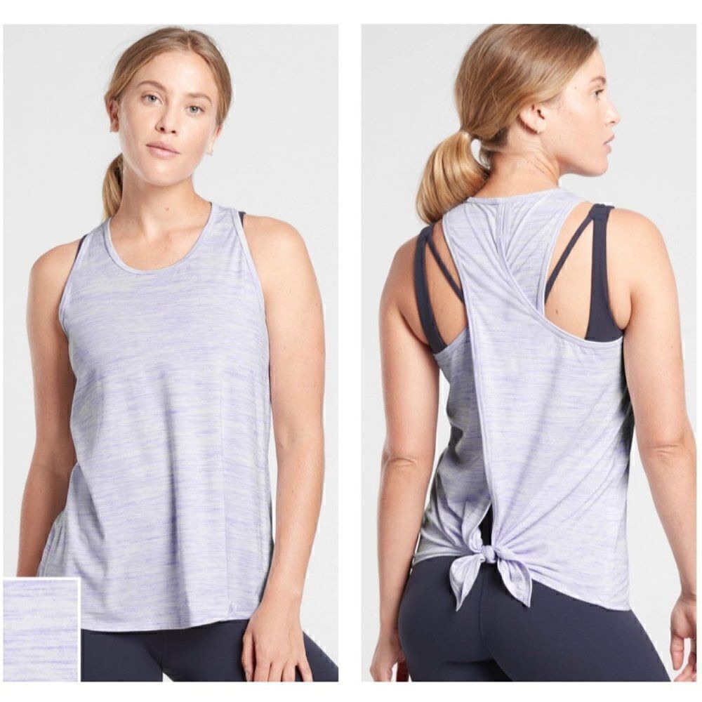 Athleta Essence Spacedye Tie Back Tank